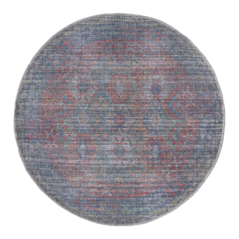 Sisu Geometric Indoor Rug, Round 3'3"