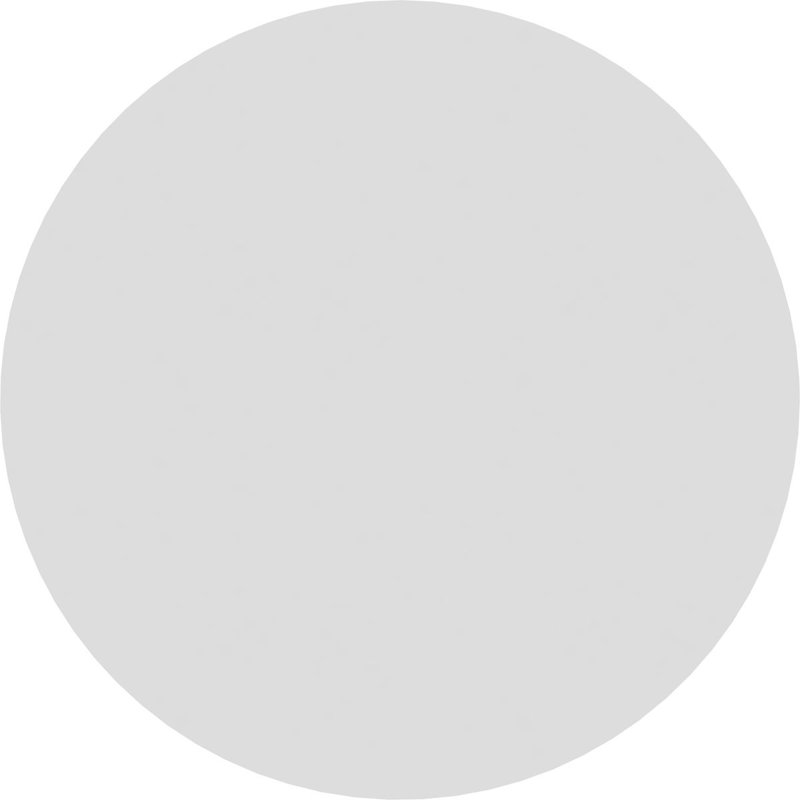Standard Grayson Rosette with Square Edge, 3" H x 3" W x 1" D