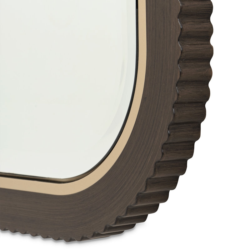West Kensington Vanity Mirror, Espresso Wood