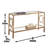 Taoran 47'' Glass Top Console Table