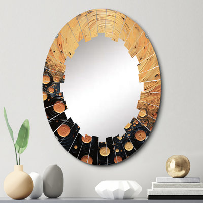 Satie - Miroir mural moderne ovale