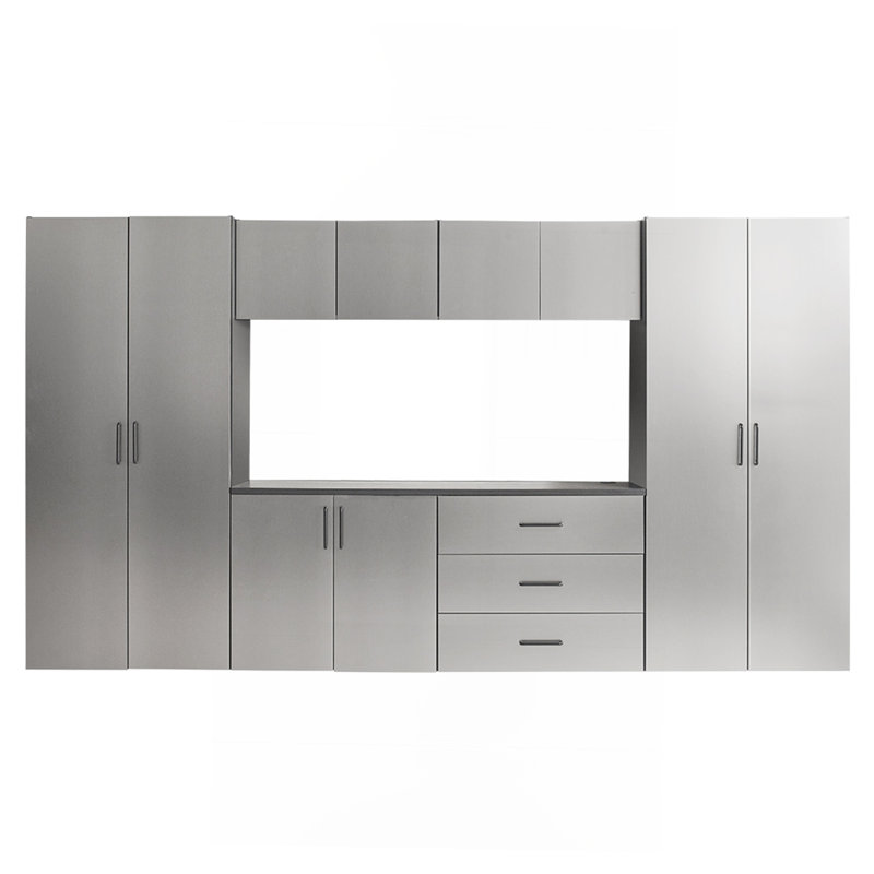 Astro Series 128 In. W X 79 In. H X 20 In. D Garage Cabinet Set A (7-Piece)