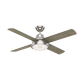 54" Levitt 4 - Blade LED Standard Ceiling Fan with Wall Control and Light Kit Included