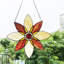 Panneau de fenêtre floral