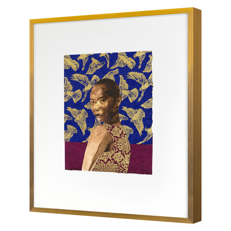 Unseen 6 Print by Ngo, PC, Gold Framed