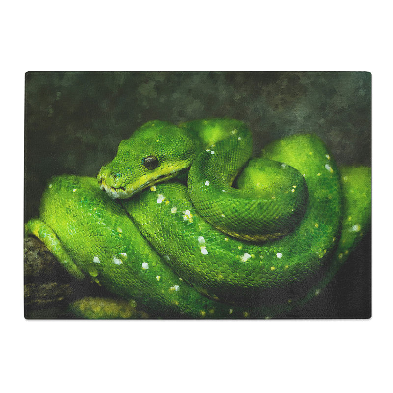Python Snake Chopping Board, 0.4cm H x 20cm W x 28.5cm L
