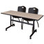 Table gigogne d'appoint Nevjana, 2 chaises empilables-32962089-32962095-32962099