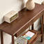 Console brune de style chinois simple