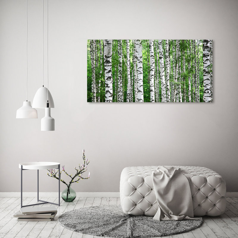Birches - Wrapped Canvas Print