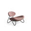 Meadow Lounge Chair, Black Painted Steel Frame-501329457-501329461