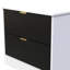 Berklie 58cm W Manufactured Wood Bedside Table-699199200