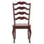 Ensemble de salle à manger 5 pièces à dessus arrondi en bois massif 45 po avec chaises françaises Fortville-1455190637-1455190639
