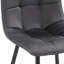 Chaise d'appoint en velours capitonné Steller-1900230262