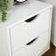 Clarinda Pair of 2 Drawer Scandi Bedside Table Units-816641182