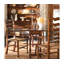 Country Farmhouse Walnut Wood Dining Table