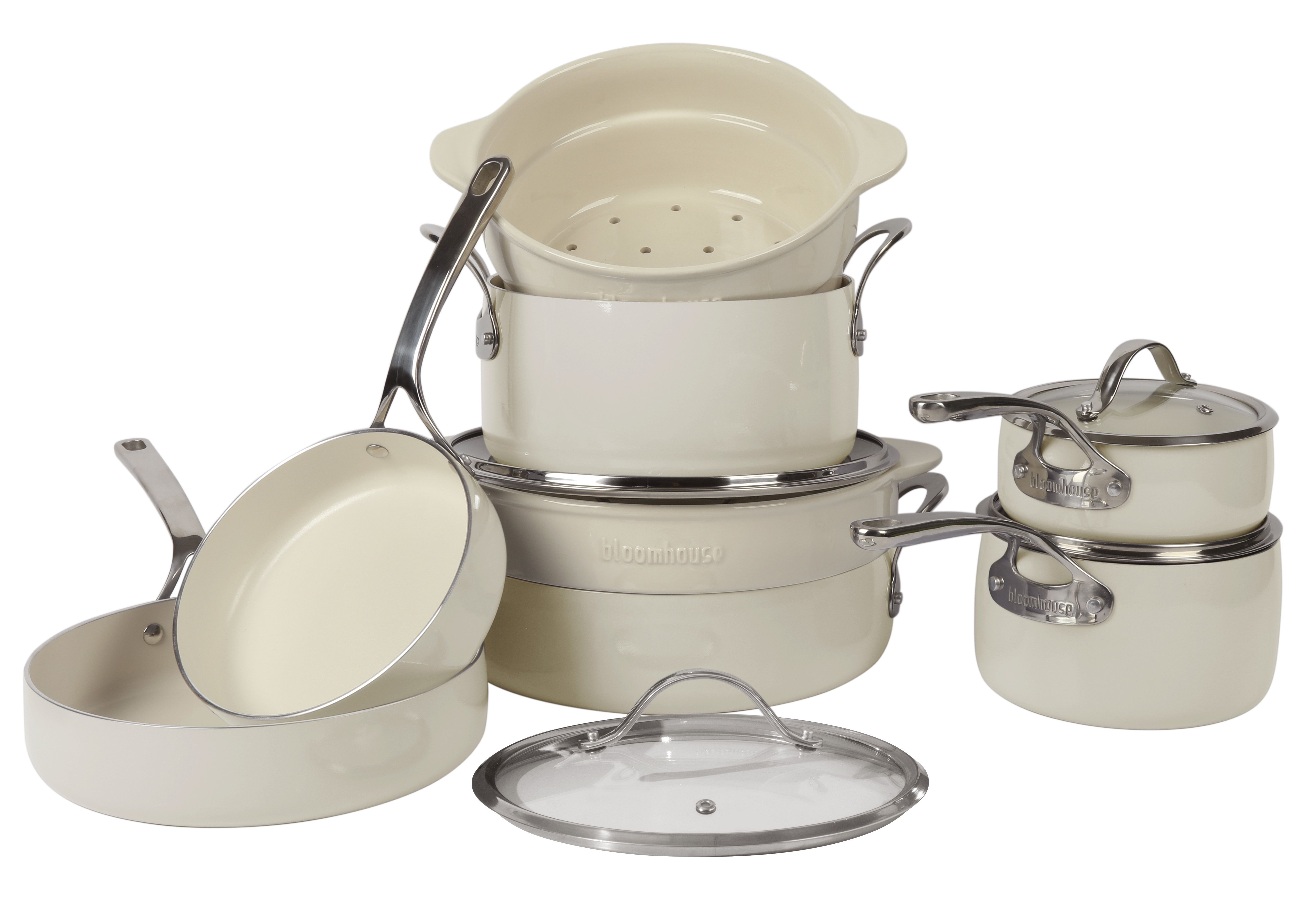 ZLINE 10-Piece Non-Toxic and Nonstick Ceramic Cookware Set (CWSETL