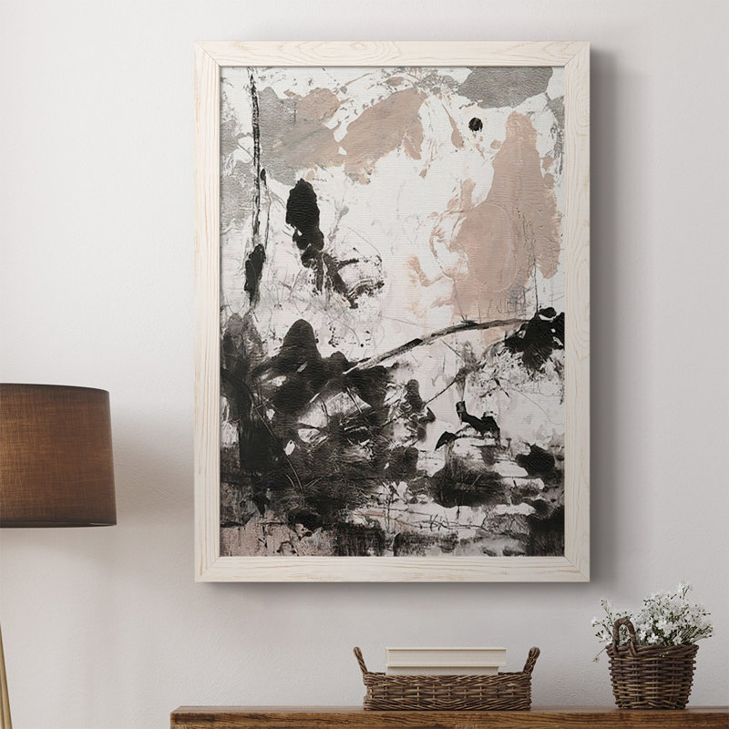 Stephaine Disarray II, reproduction d'art sur toile, Cadre blanc, H 37,5 po x l 27,5 po x P 1 po