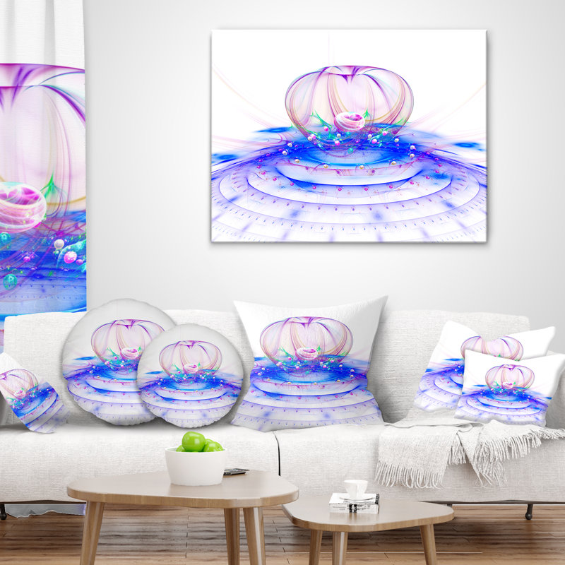 Coussin lombaire à motif floral artful 3d spectaculaire