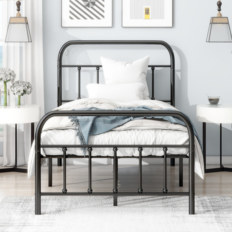 Lit plateforme Hwang, Simple, Noir