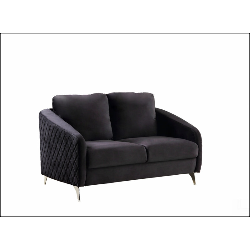 Causeuse 55 po, Noir