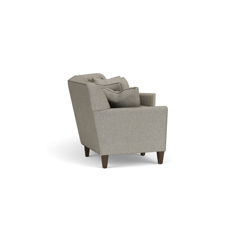 Upholstered 96'' Sofa, Dark Gray Polypropylene/Olefin