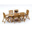 Marley Outdoor - Piece Teak Dining Set-753889499