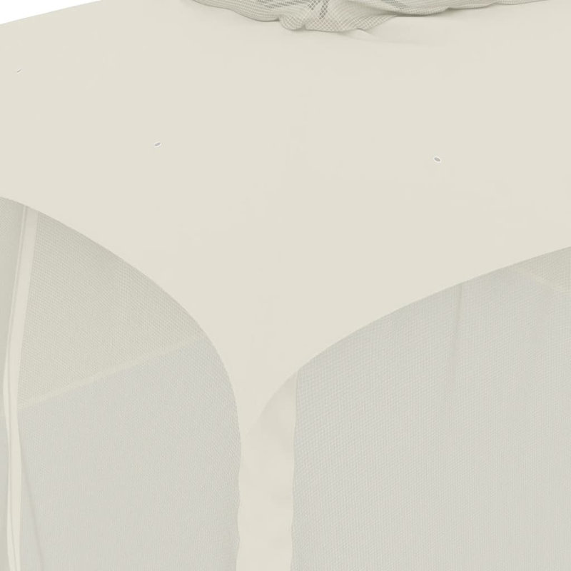 Chaddie 4 x 3m Powder Coated Steel Gazebo, Cream
