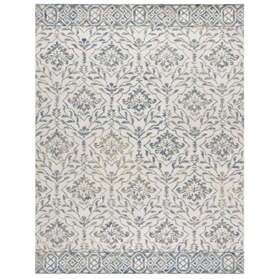 Pimentel Hand Tufted Wool Floral Rug