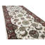 Hand-Knotted High-Quality Ivory and Red Runner