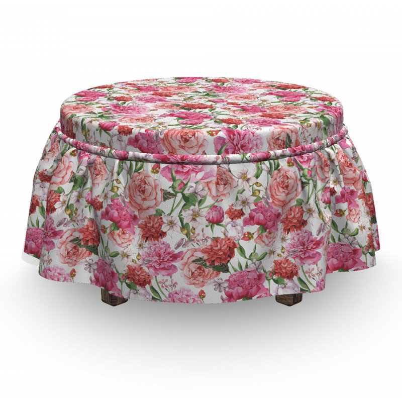 Ensemble de housse pour repose-pieds 2 pièces, Motif 4