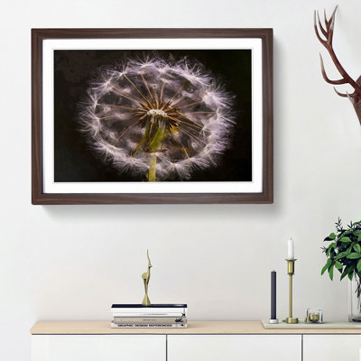 A Dandelion in Abstract - Picture Frame Graphic Art Print
