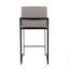 Tabouret de bar et de comptoir à dossier haut Brieon (ensemble de 3)-1533150603-1533150604