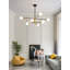 8 - Leovanis Black And Gold Sputnik Sphere Chandelier Nordic Modern Ceiling Leovanis