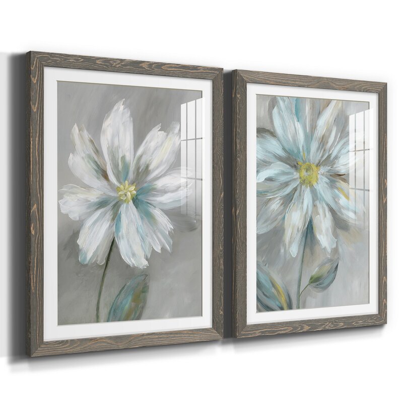 Andover Mills™ Simple Flower I 2 Pieces Print & Reviews | Wayfair