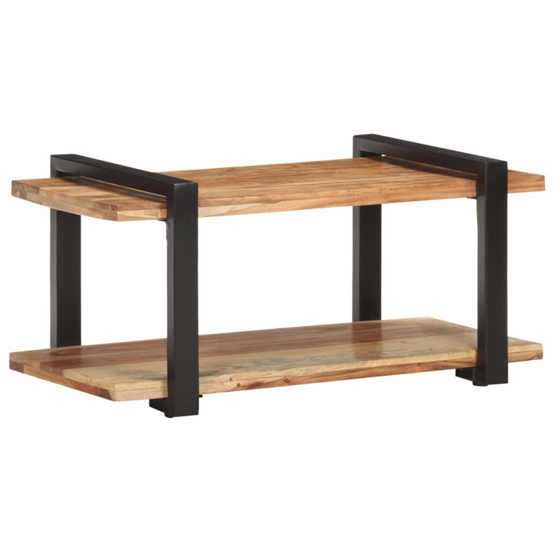 Solid Wood TV Stand, Brown