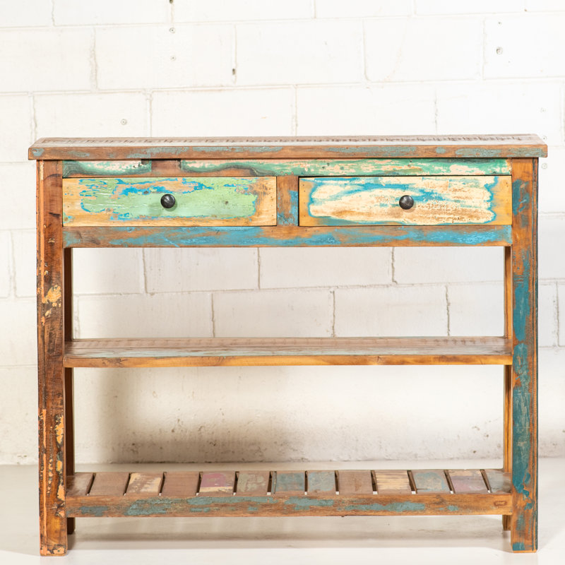 Ranjit 100cm Solid Wood Console Table