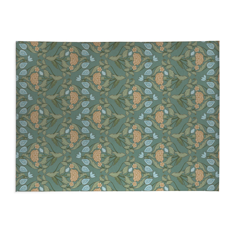 Piper Soft Step Outdoor Area Rug, Rectangle 5' x 3', Green