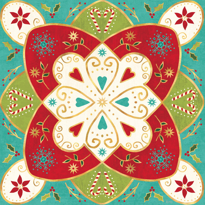 Otomi Holiday XI - Wrapped Canvas Painting, 76cm H x 76cm W x 3.8cm D