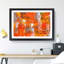 Abstract Art Painting Vol.252 by S.Johnson - Framed Print-55622865-55622873