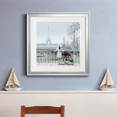 Dame à Paris - Cadre photo