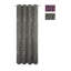 Loman Synthetic Eyelet Single Curtain Panel, opaque-30895627-30895631