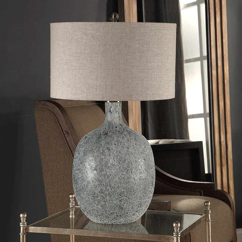Lampe de table 30" en verre Karley