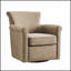 Fauteuil d'appoint pivotant en similicuir au design élégant et pivotant à 360 degrés pour une assise confortable et un décor polyvalent-1563475263
