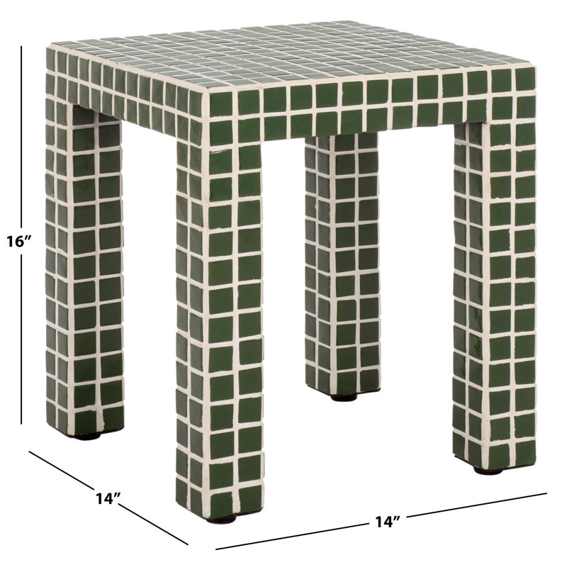 Table d'appoint Hotaru, Vert foncé