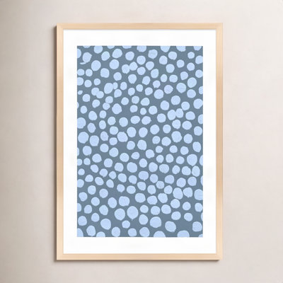 Navi "Periwinkle on Blue Gray" Painting