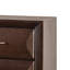 Nitz Nightstand, 2 Drawers, Espresso Brown Solid Wood, 27 Inch-117559695