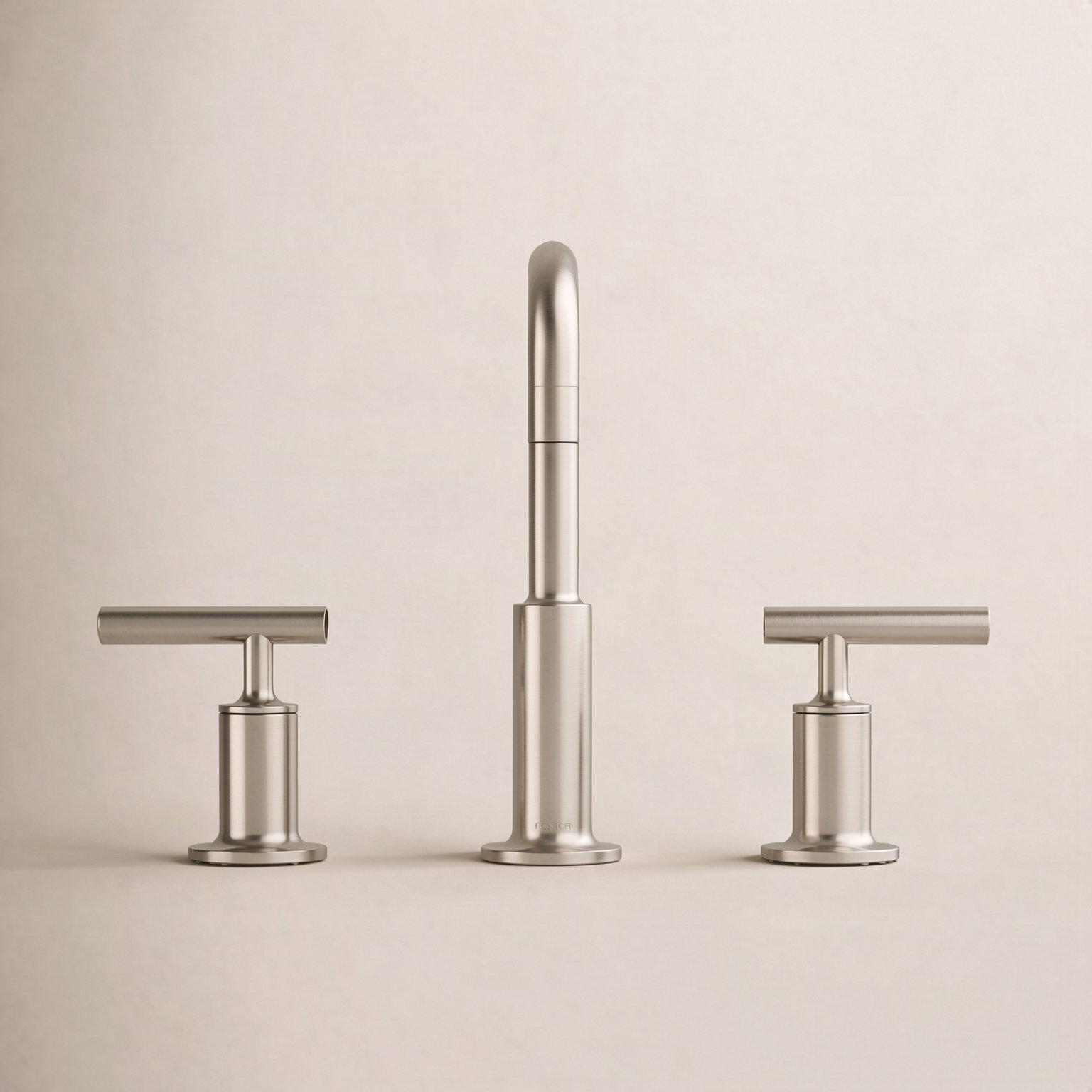 Purist Low-Handle Widespread Bathroom Faucet, Vibrant Brushed Nickel