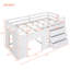 Lit mezzanine simple avec armoire et tablette -968270627