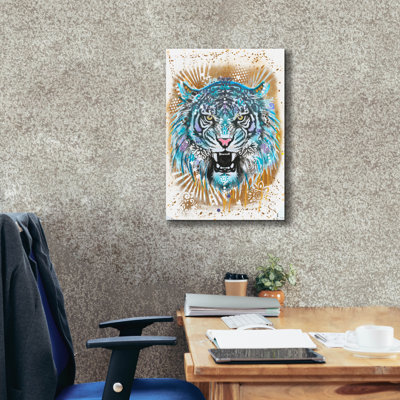 Art mural sur toile Fierce 1 par Dean Russo, 26 po x 34 po