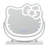 Hello Kitty Kawaii Lighted Makeup Mirror with Adjustable Tilt and Sturdy Metal Base, Lighting Change Button